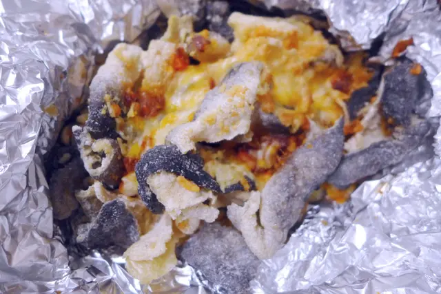 Fish Nachos on the Boat