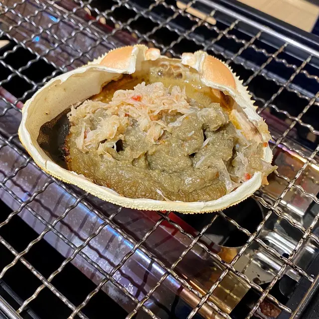 蟹味噌甲羅燒