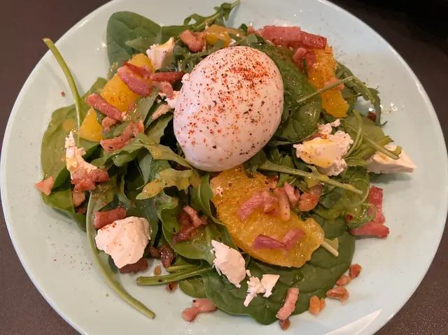 蜜糖芥末菠菜沙律