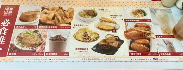 必食推介餐牌