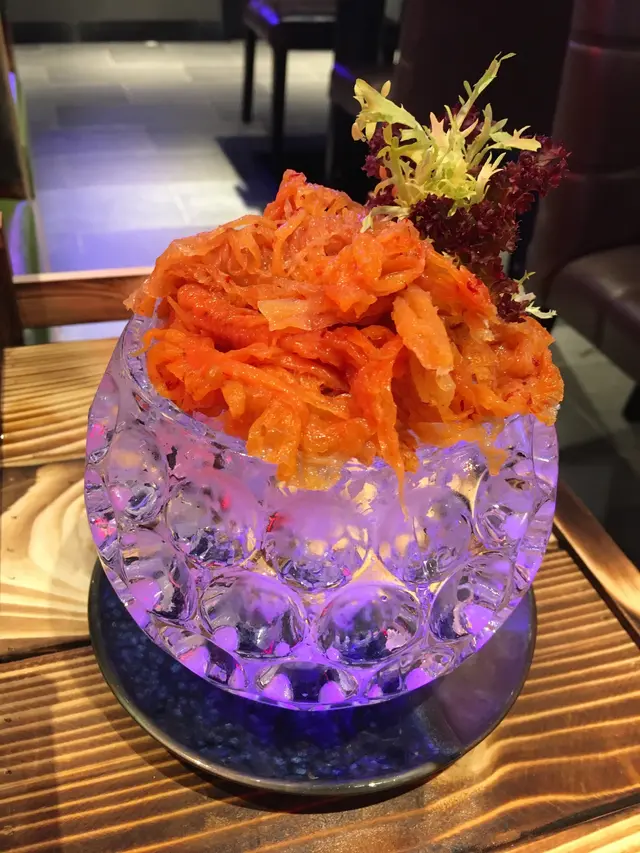 裝住珊瑚蚌既波波兜好吸引眼球，珊瑚蚌份量亦比想像中多，味道唔錯