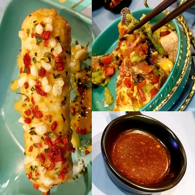 炸魚狗腸、Fish-Chos 扮墨西哥魚皮及魚香辣醬