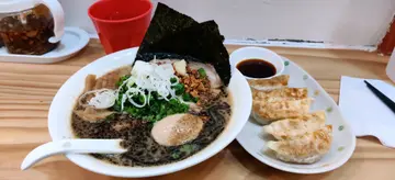 黑蒜醬油+餃子