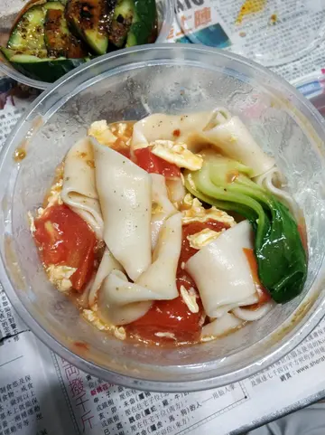 蕃茄鸡蛋手工扯面