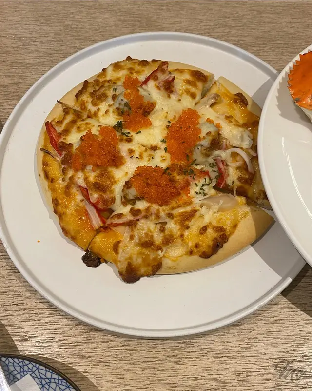 千島醬蟹棒蟹子帆立貝pizza 