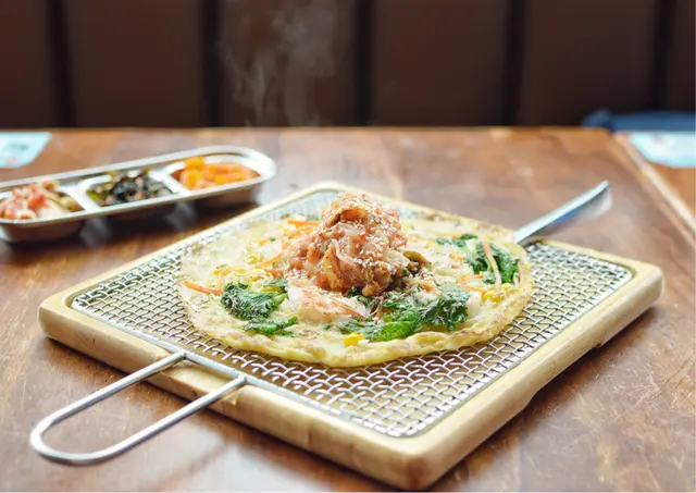 韓式煎雜菜蝦餅