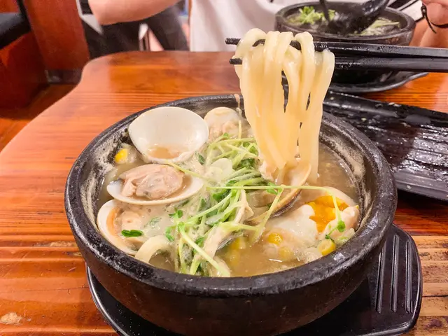 活花甲魚介豚骨手打烏冬