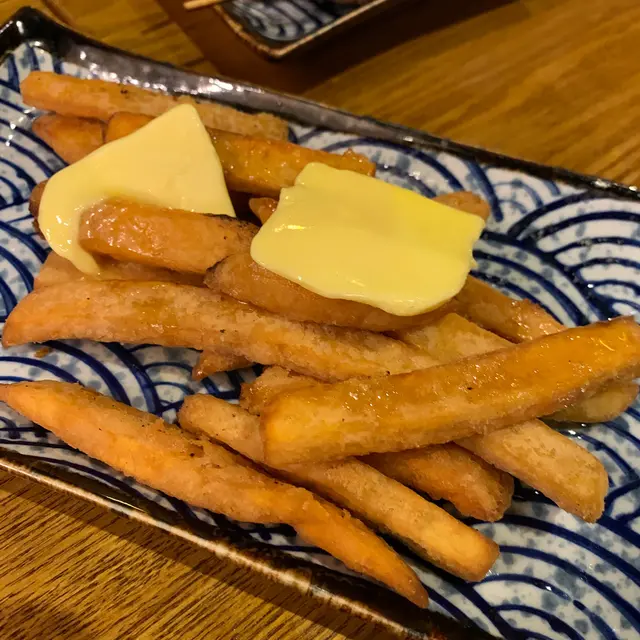 牛油蜜糖番薯條