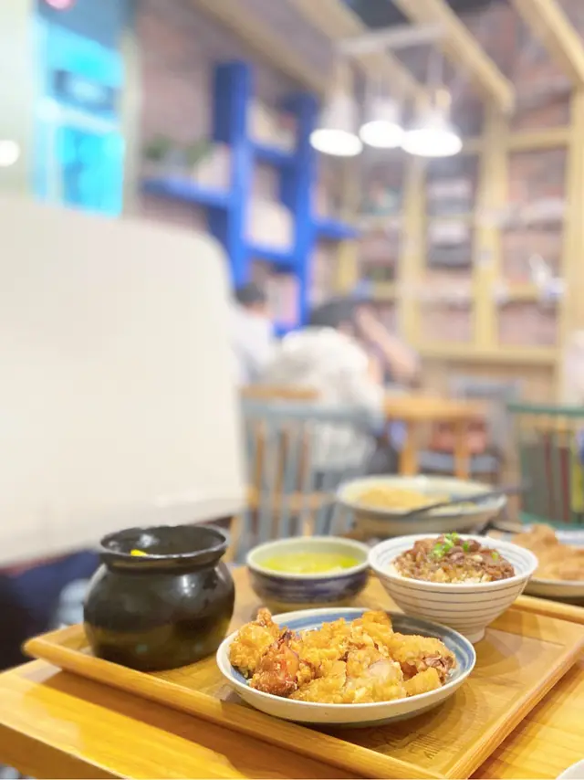 鹽酥雞排滷肉飯套餐