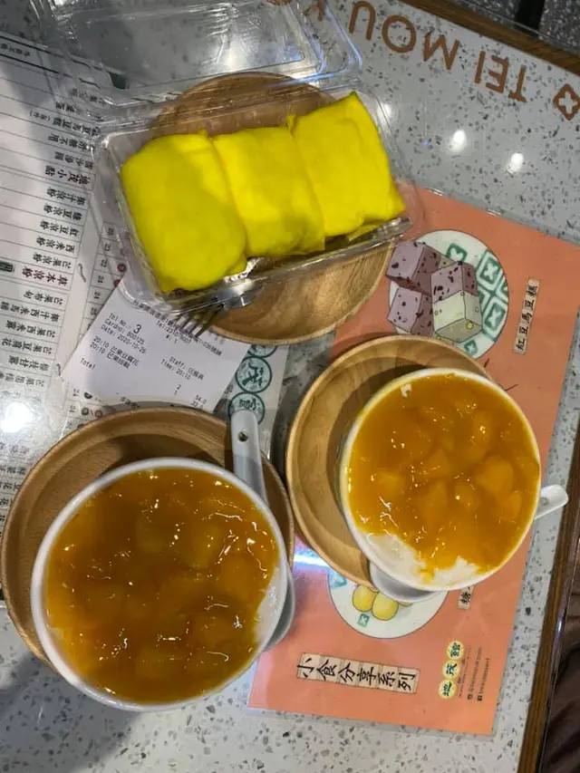 上面係新解芒果蓉,豆腐花再滑D更加好.