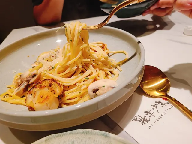 鮮忌廉鮮菌日本帆立貝意粉