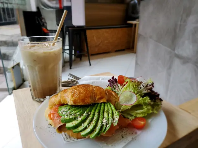 Avocado & Salmon Croissant
