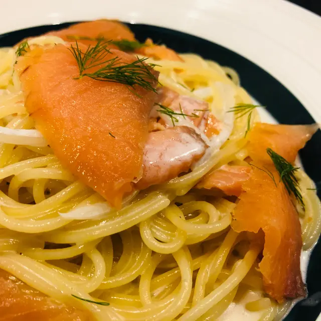 三文魚忌廉汁意粉