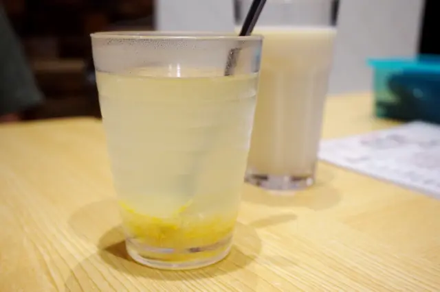 熱蜂蜜柚子茶、豆漿