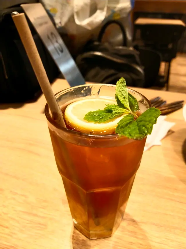 薄荷柚子冰茶