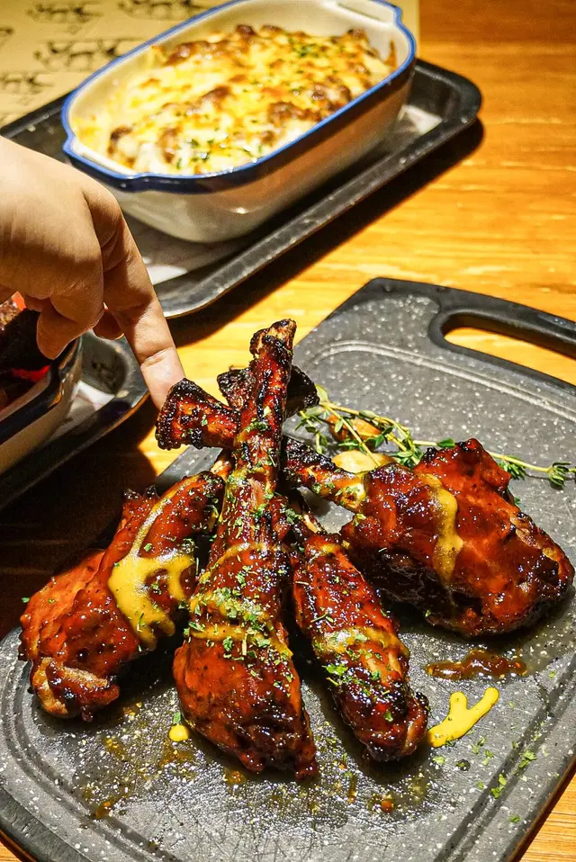 美式芥末豬仔脾4支