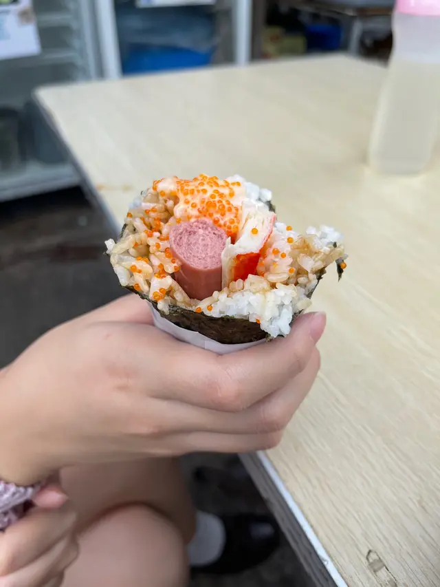 腸仔蟹柳蟹子手卷