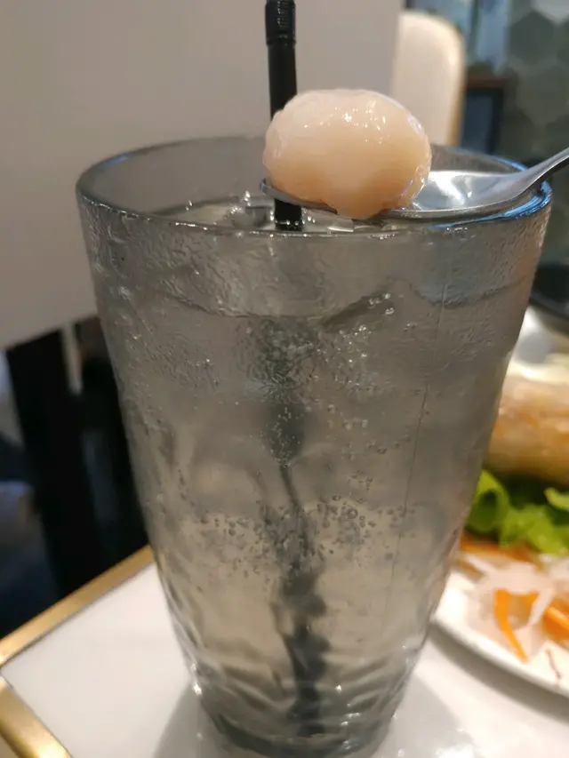 荔枝梳打(跟餐)