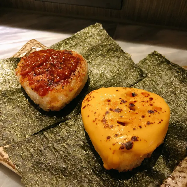 燒飯團（辛味噌、芝士）