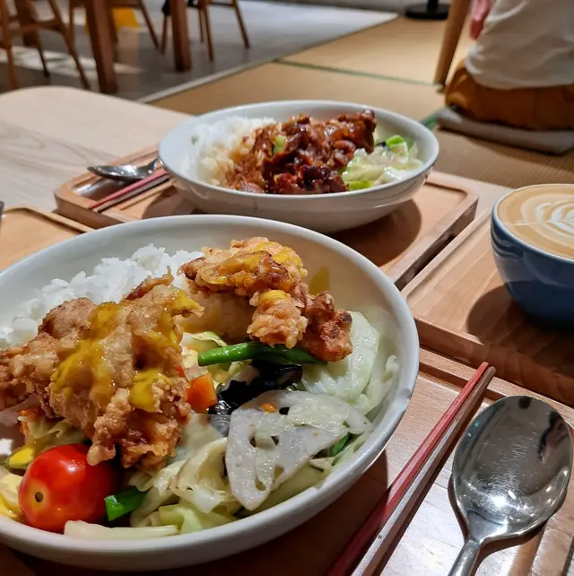 旬之野菜飯+蜜糖芥末炸雞