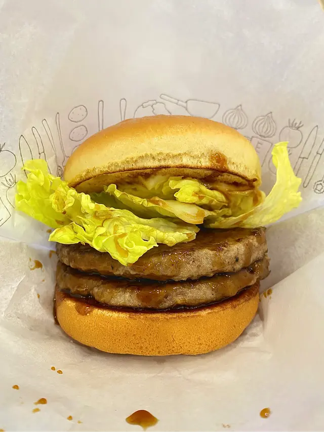 照燒牛肉漢堡（雙層）