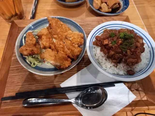 鹽酥雞扒滷肉飯