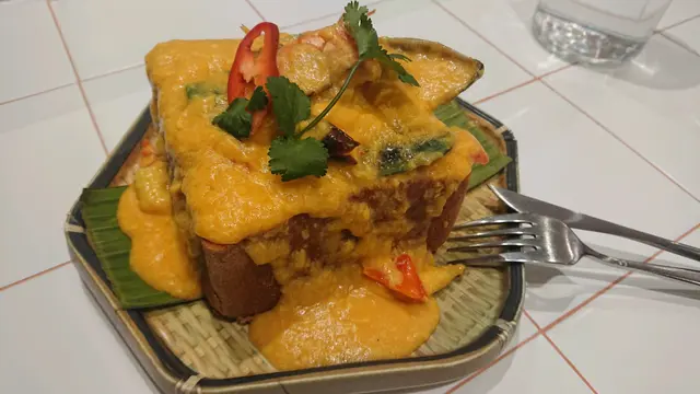 黃咖哩海鮮多士盒