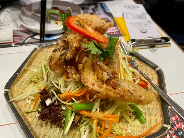 泰式軟殼蟹青芒果沙律