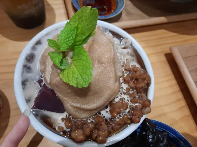 紫薯薏米黑糖冰仙草