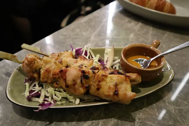 花生醬沙爹雞串