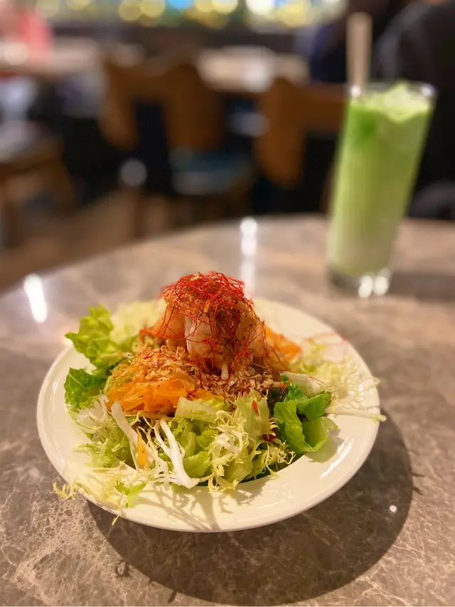 泰式大蝦柚子沙律