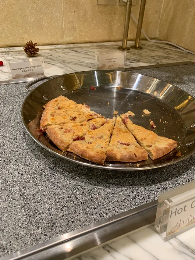 Carbonara pizza,唔敢食