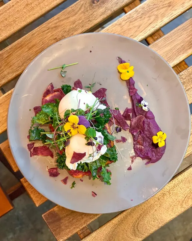 Sweet Potato Egg Benedict