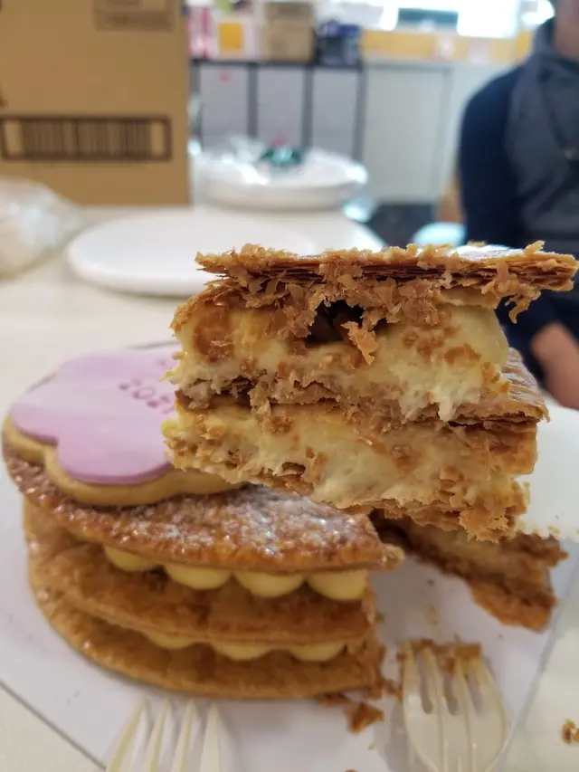 原味吉士海鹽焦糖拿破崙