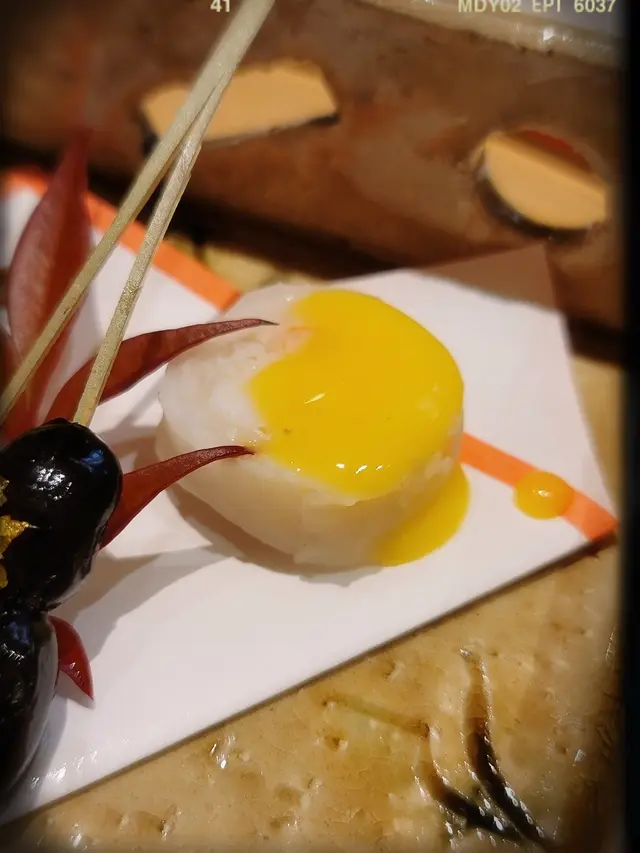 前菜拼盤:蟹肉蘿蔔卷