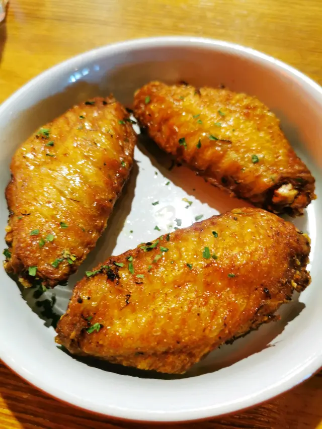 意式炸雞翼3件,跟餐+