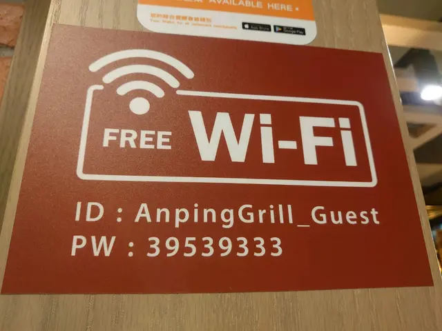 WiFi說明在入口