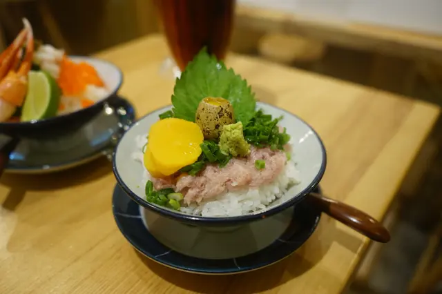 青蔥免治拖羅丼