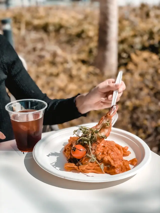 大蝦番茄醬手打意粉 