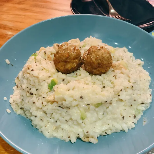 德式肉丸燴松露意大利飯