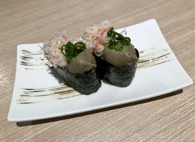 蟹肉蟹膏軍艦 (2 x $22)