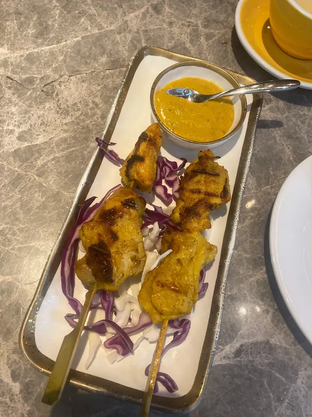 花生醬沙嗲雞串