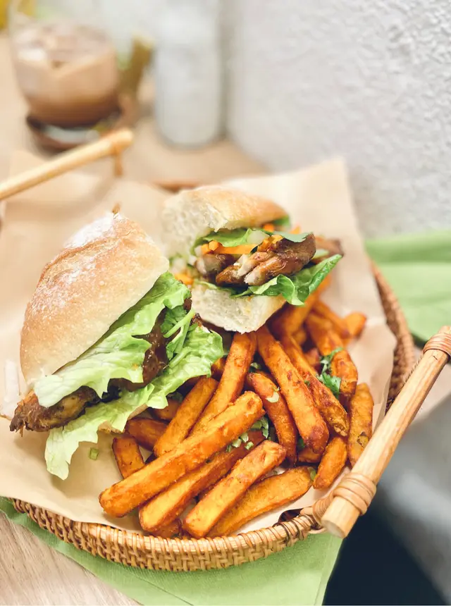 香茅燒雞法式三文治