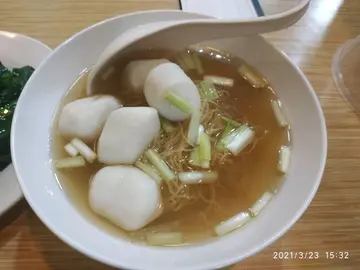 下午茶餐~鱼蛋幼面