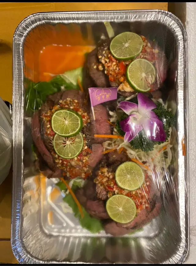 燒安格斯配青檸辣汁