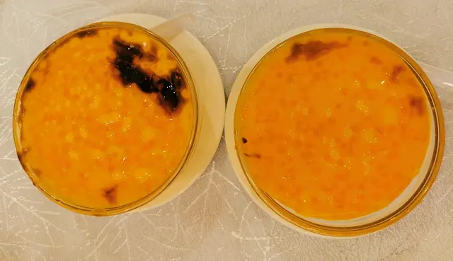 蓮蓉西米焗布甸