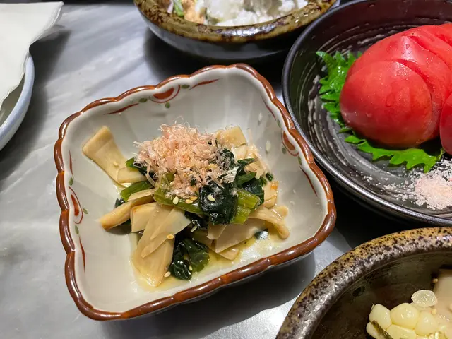 宮崎菠菜配茸御浸