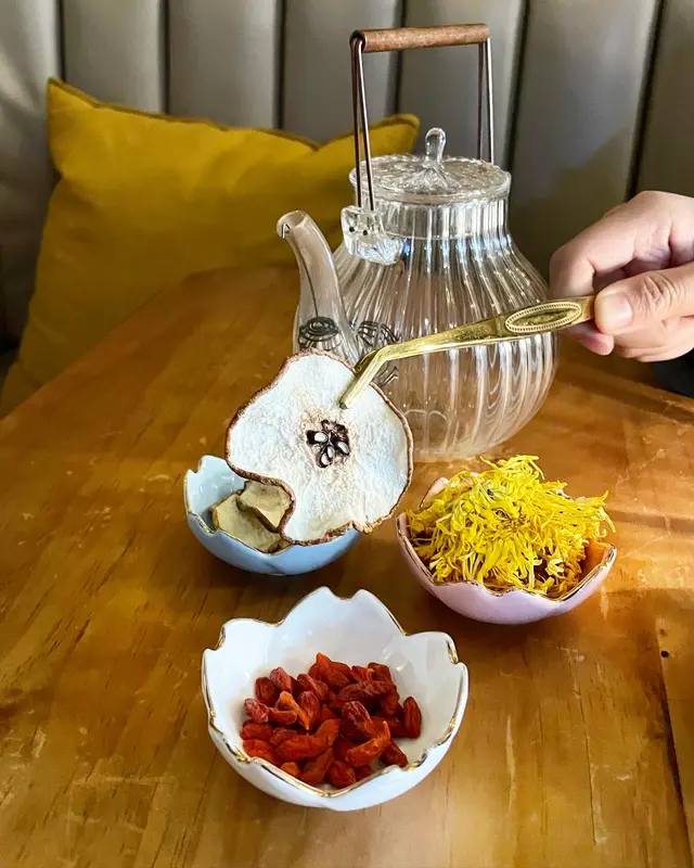 金絲黃菊雪梨茶