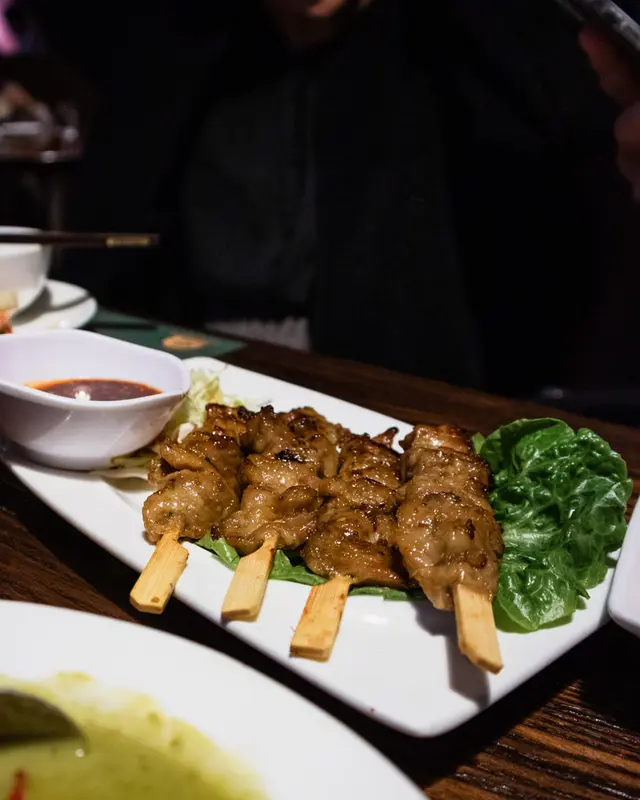 泰國街邊豬肉串