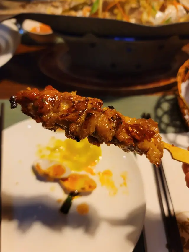 泰國街邊豬肉串